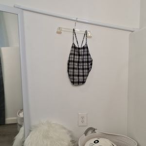 Plaid tank top